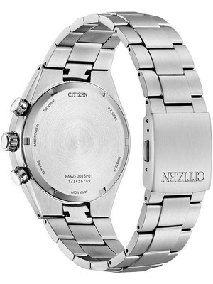 Pre-owned Citizen Ca7090-87l Eco-drive Super-titanium Mens Watch 43mm 10atm