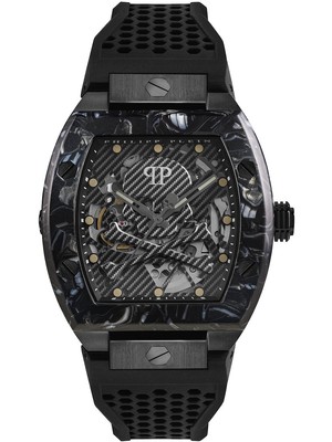 Pre-owned Philipp Plein Pwbaa0221 The $keleton Automatic Mens Watch 44mm