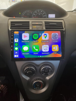 9'' Apple Carplay Radio For 2007-2012 Toyota Vios Yaris Radio GPS Navi WIFI AHD