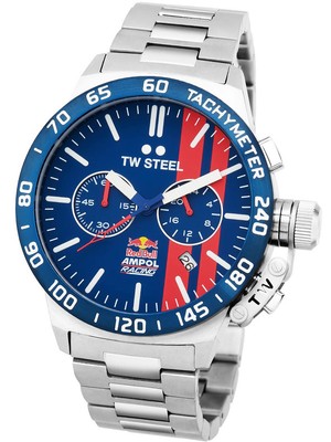 Pre-owned Tw Steel Tw-steel Cs121 Red Bull Ampol Racing Chronograph Mens Watch