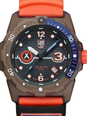 Pre-owned Luminox Xb.3729.eco Bear Grylls Survival Mens Watch 42mm 20atm