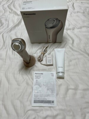 Panasonic EH-SR74 美顔器 RF×Ultrasonic New Panasonic RF Ultrasonic Facial Equipment Gold Cordless