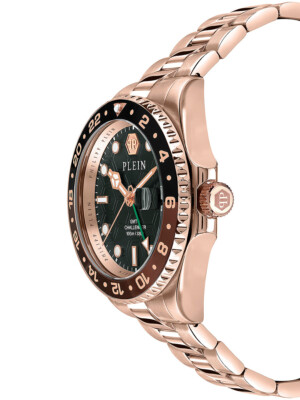 Pre-owned Philipp Plein Pwyba0723 Hyper $port Gmt Mens Watch 44mm 10atm