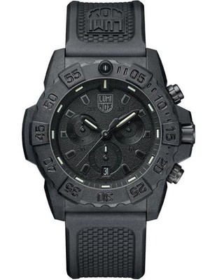 Pre-owned Luminox Xs.3581.bo Navy Seal Chronograph 45mm 20 Atm