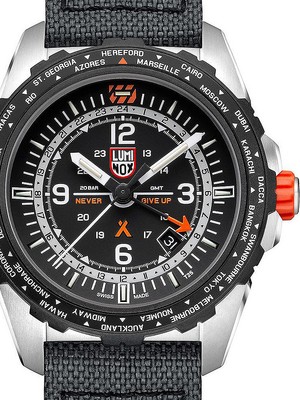Pre-owned Luminox Xb.3761 Bear Grylls Survival Mens Watch 45mm 20atm