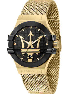 Pre-owned Maserati R8853108006 Potenza Men`s Watch 42mm 10atm