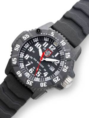 Pre-owned Luminox Xs.3801.l Carbon Seal 3800 Serie Mens Watch 46mm 300m