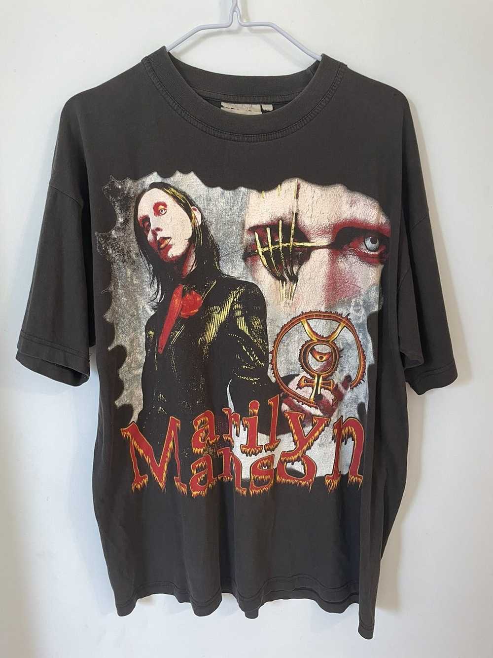 Marilyn Manson Tシャツ　90s00s vintage Vintage 90's Marilyn Manson Black Short Sleeve Unisex Tshirt