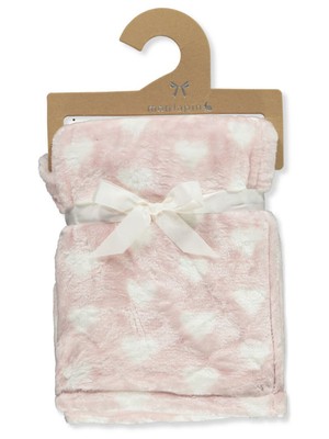 Mon Lapin Baby Girls' Luxury Velvet Baby Blanket