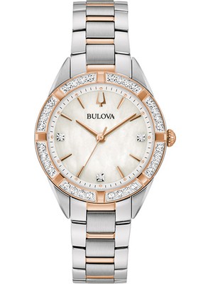 Pre-owned Bulova 98r281 Classic Ladies Watch 32mm 3atm