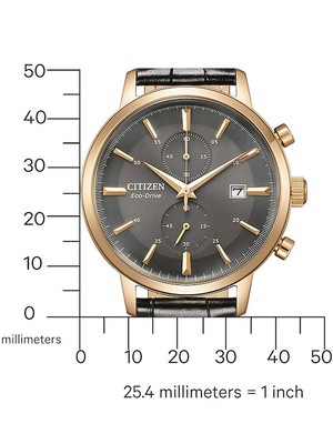 Pre-owned Citizen Ca7067-11h Eco-drive Chronograph Mens Watch 42mm