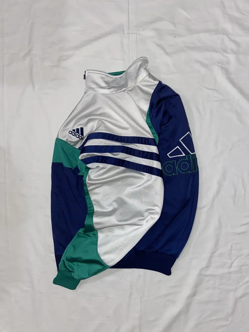 ジャケット・アウター 90supremestreethiphoplevistussychampion VINTAGE 90`S ADIDAS OLIMP ZIP JACKET BIG LOGO Y2K TECHNO