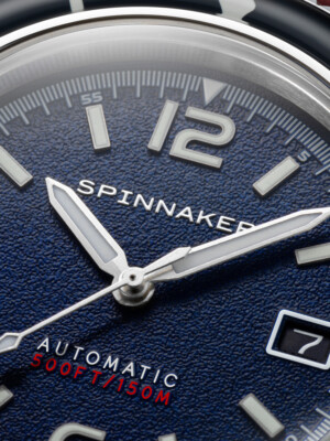 Pre-owned Spinnaker Sp-5055-08 Fleuss Automatic Mens Watch 43mm 15atm