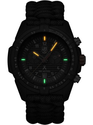 Pre-owned Luminox Xb.3797.km Bear Grylls Survival Chronograph Mens Watch