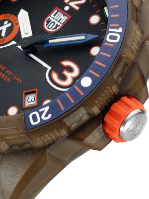 Pre-owned Luminox Xb.3729.eco Bear Grylls Survival Mens Watch 42mm 20atm