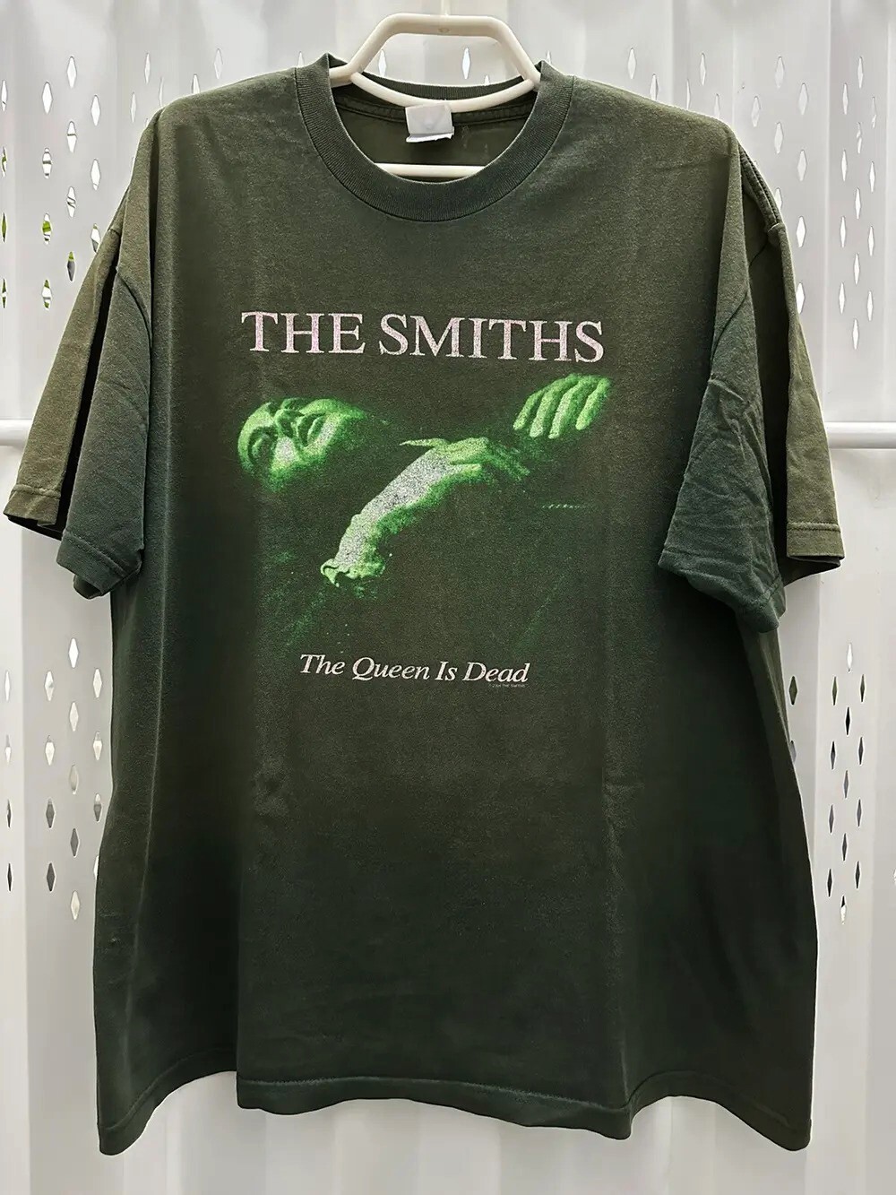 The Smiths band The Queen Is Dead Military Green short