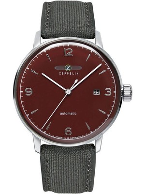Pre-owned Zeppelin 8064-4n Hindenburg Lz129 Automatic Mens Watch 41mm 5atm