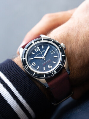 Pre-owned Spinnaker Sp-5055-08 Fleuss Automatic Mens Watch 43mm 15atm