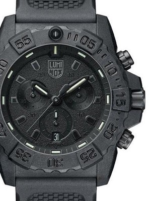 Pre-owned Luminox Xs.3581.bo Navy Seal Chronograph 45mm 20 Atm