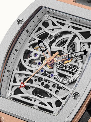 Pre-owned Ingersoll I12302 The Challenger Automatic 45mm 5atm