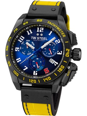 Pre-owned Tw Steel Tw-steel Tw1017 Fast Lane Limited Edition Mens Watch 46mm 10atm