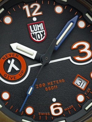 Pre-owned Luminox Xb.3729.eco Bear Grylls Survival Mens Watch 42mm 20atm