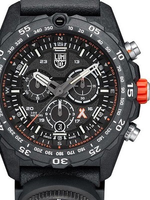 Pre-owned Luminox Xb.3741 Bear Grylls Survival Chronograph W. Compass Mens