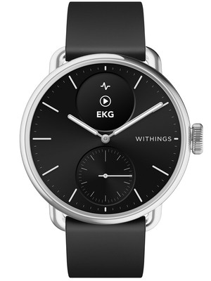 Pre-owned Withings Hwa10-model 1-all-int Scanwatch 2 Black 38 Mm 5atm