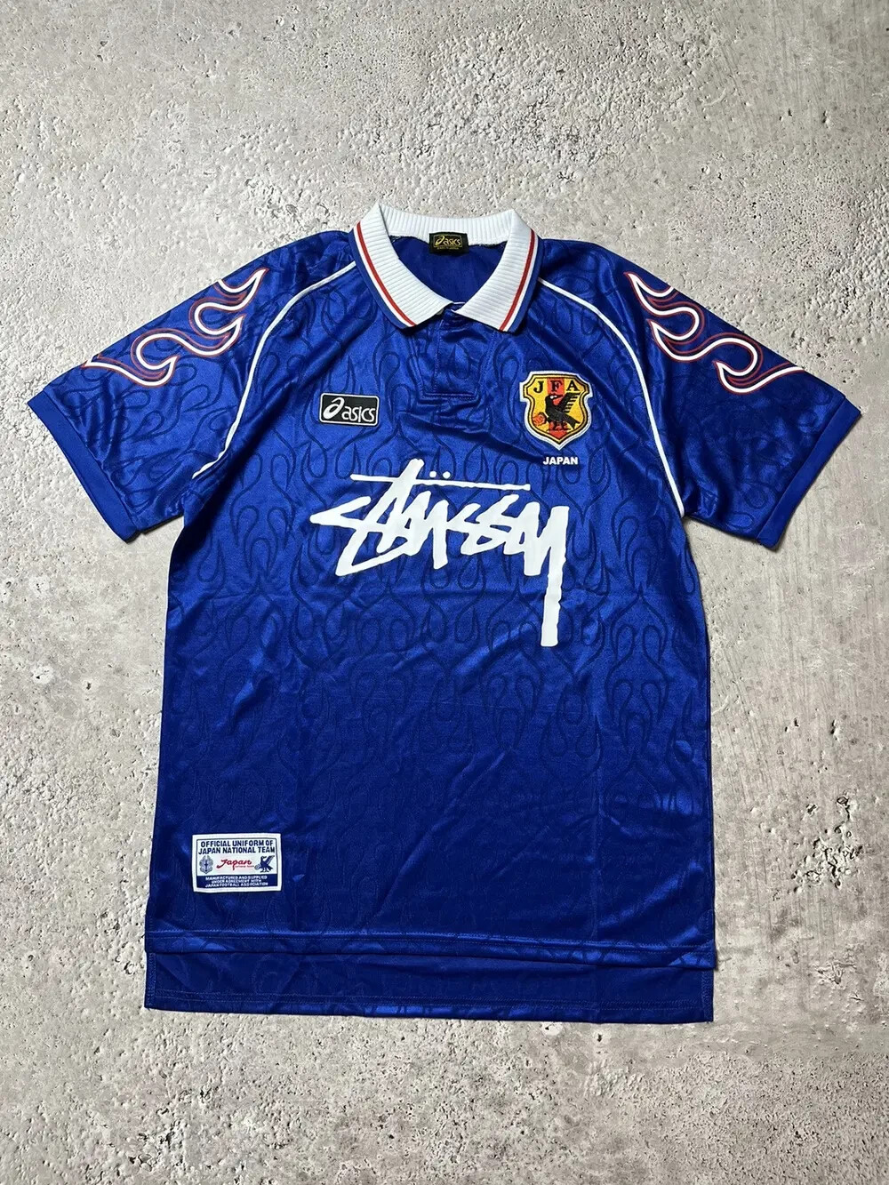 ASICS 日本代表 サッカーシャツ Stussy JAPAN X STUSSY