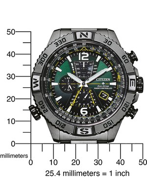 Pre-owned Citizen At8227-56x Promaster-the Pilot Radio-controlled Ecodrive Mens Watch