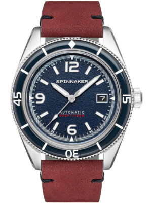 Pre-owned Spinnaker Sp-5055-08 Fleuss Automatic Mens Watch 43mm 15atm