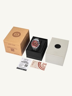 Pre-owned Avi-8 Av-4100-22 Hawker Hunter Dual Time