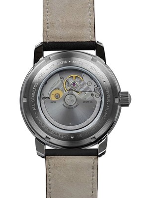 Pre-owned Zeppelin 8468-1 Atlatnic Automatic Mens Watch Gmt 43mm 5atm