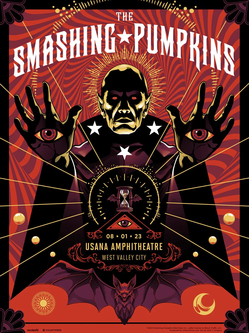x/420 #'d Official Poster Screen Print Smashing Pumpkins x/420 #'d Official Poster Screen Print Smashing Pumpkins
