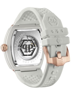 Pre-owned Philipp Plein Pwvba0123 Mens Watch The Skeleton Automatic 44mm 5atm