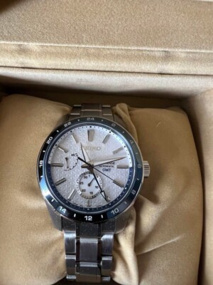 Pre-owned Seiko Presage Sarf007 6r64-00d0 Gmt 140th Anni. Men's At From Japan