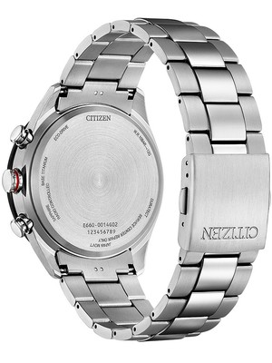 Pre-owned Citizen Cb5945-85l Eco-drive Super-titanium Mens Watch 43mm 10atm