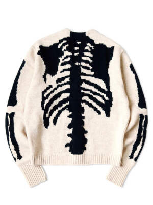Pre-owned Kapital K Kapital 5g Wool Bone Short Cardigan In Kinari