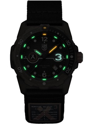Pre-owned Luminox Xb.3721.eco Bear Grylls Survival Eco Mens Watch