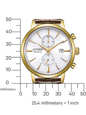 Pre-owned Citizen Ca7062-15a Eco-drive Chronograph Mens Watch 42mm