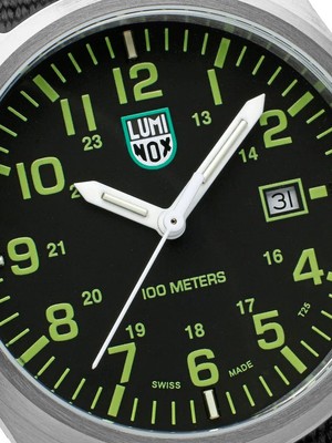 Pre-owned Luminox X2.2517 Patagonia Steel Mens Watch 44mm 10atm