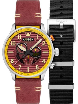 Pre-owned Avi-8 Av-4109-02 Flyboy Spirit Of Tuskegee Limited