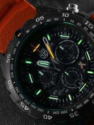 Pre-owned Luminox Xb.3749 Mens Watch Bear Grylls Survival Chronograph