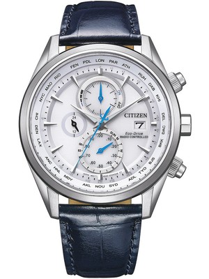 Pre-owned Citizen At8260-18a Eco-drive Chronograph Radio Controlled Watch