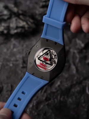 Pre-owned Nubeo Nb-6099-si-03 Mens Watch Space Invaders Limited Edition Automatic 44mm ...