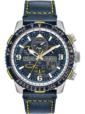 Pre-owned Citizen Jy8078-01l Promaster-sky Blue Angels Radio Mens Watch