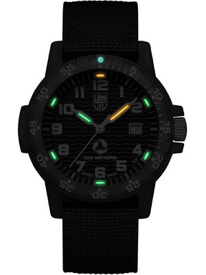 Pre-owned Luminox Xs.8903.eco Tide Eco Mens Watch 46mm 20atm