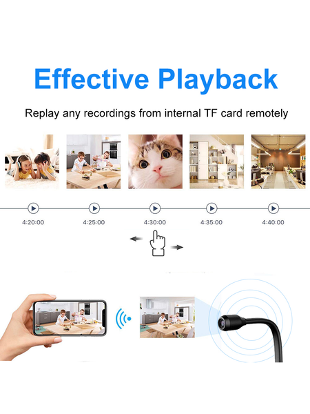 Mini Wireless Hidden USB Camera WiFi IP Cam Home Security Night Vision HD 1080P - Image 10