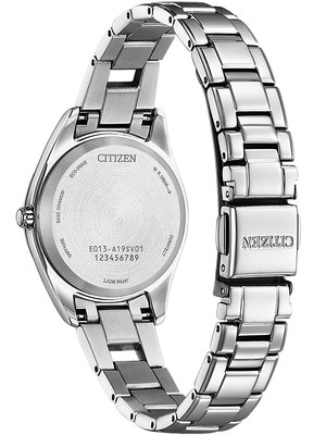 Pre-owned Citizen Ew2601-81l Eco-drive Titanium Ladies Watch 29mm