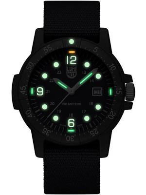 Pre-owned Luminox X2.2001 Sea Bass Mens Watch 44mm 10atm